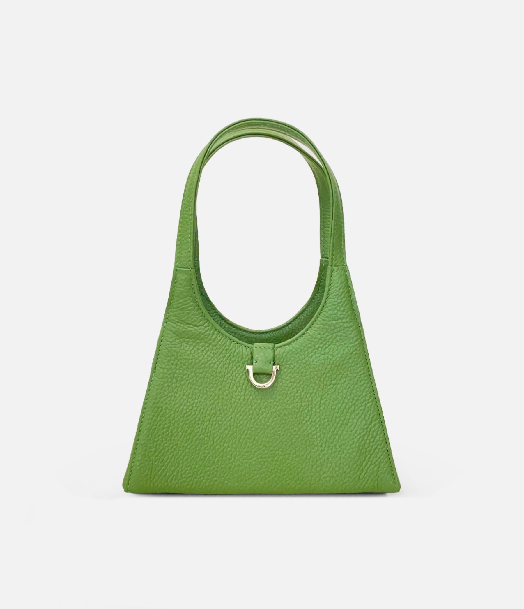The Lady Tote in Lime Leather with Gold Hardware