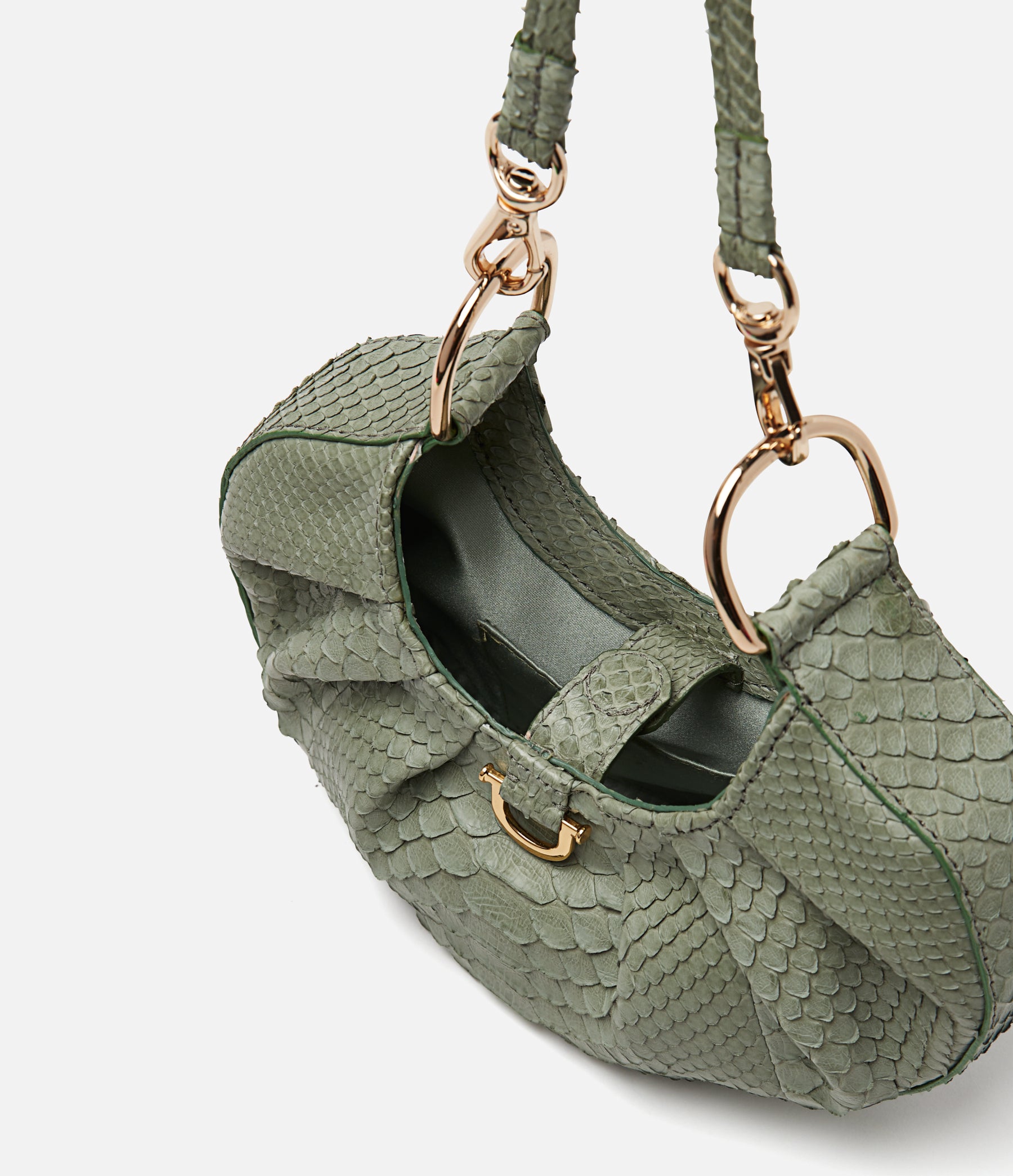 Mint Green Python / Gold