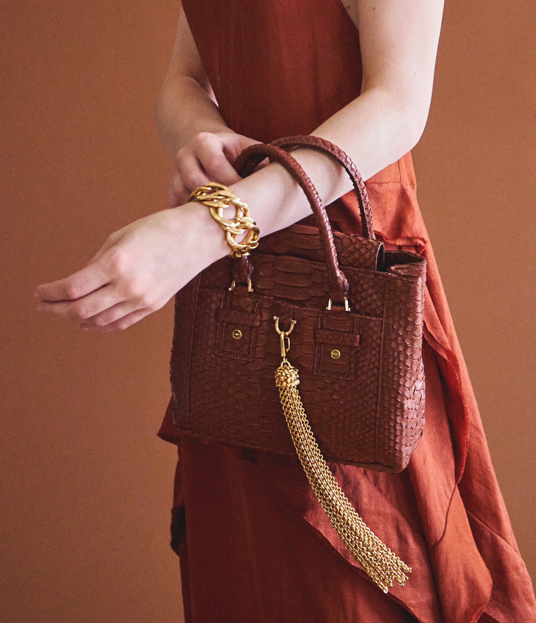 Chocolate Python / Gold