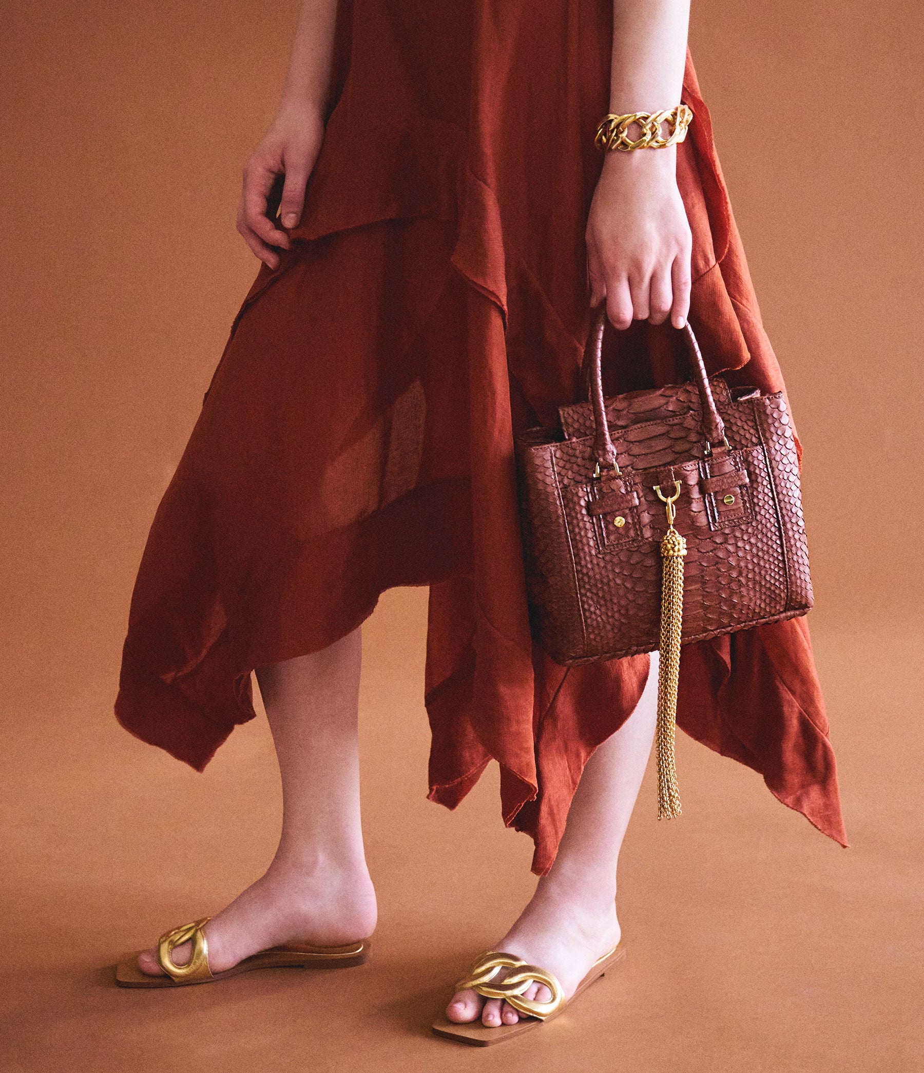 Chocolate Python / Gold