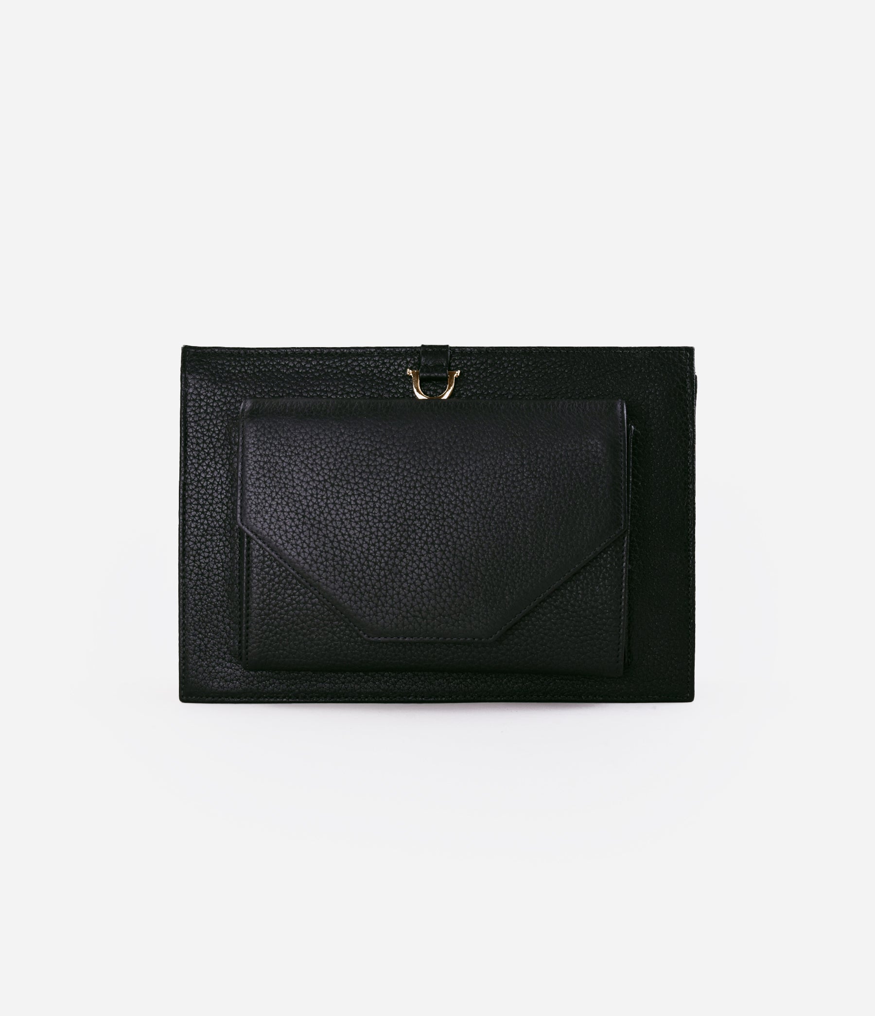 Black Leather / Gold