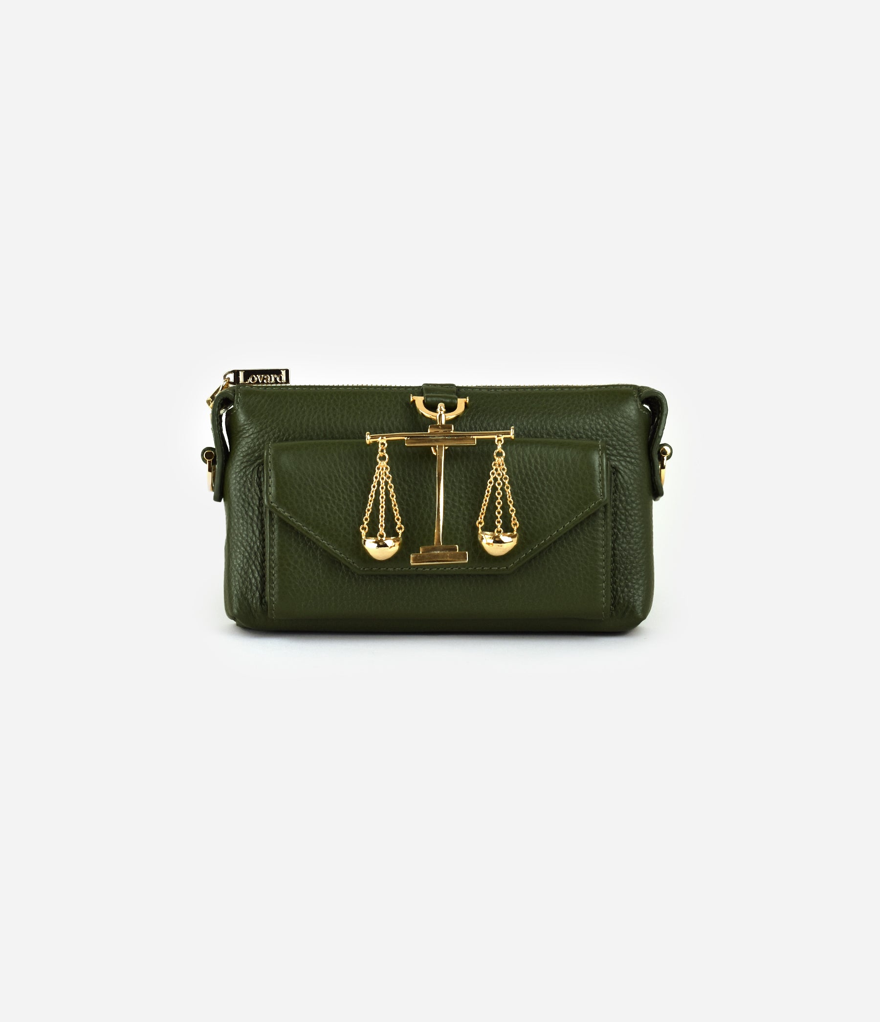 Juniper Green Leather / Gold