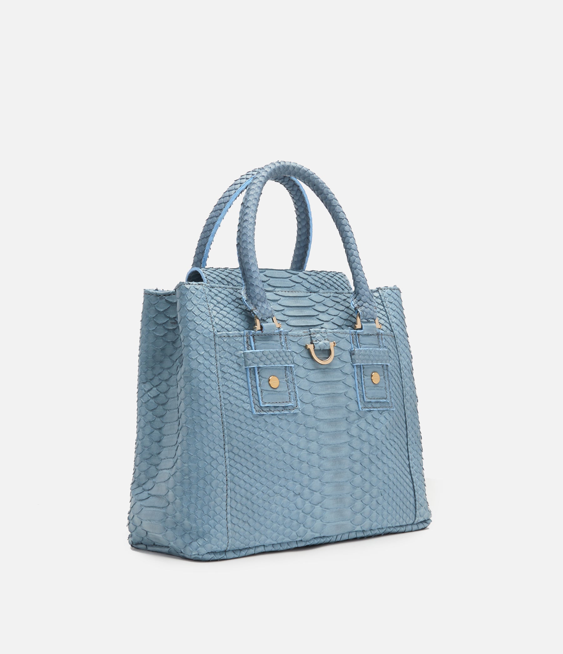 Cornflower Blue Python / Gold