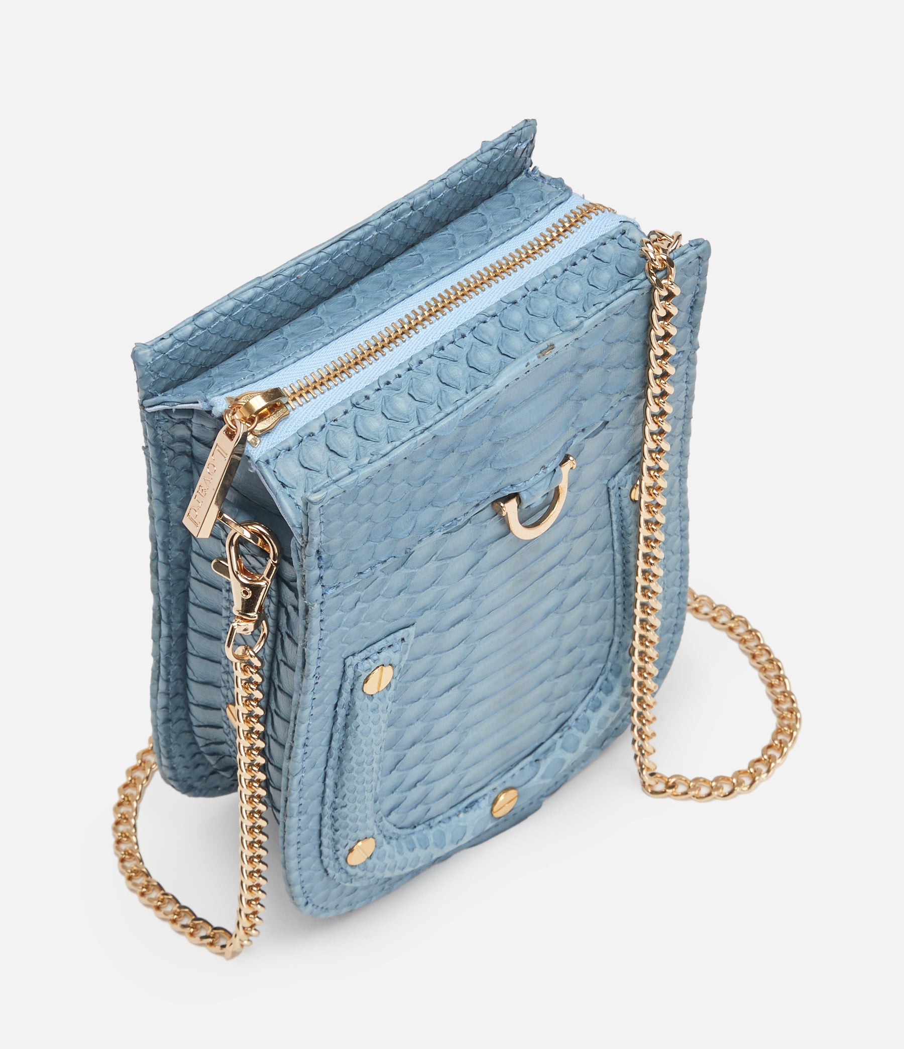 Cornflower Blue Python / Gold