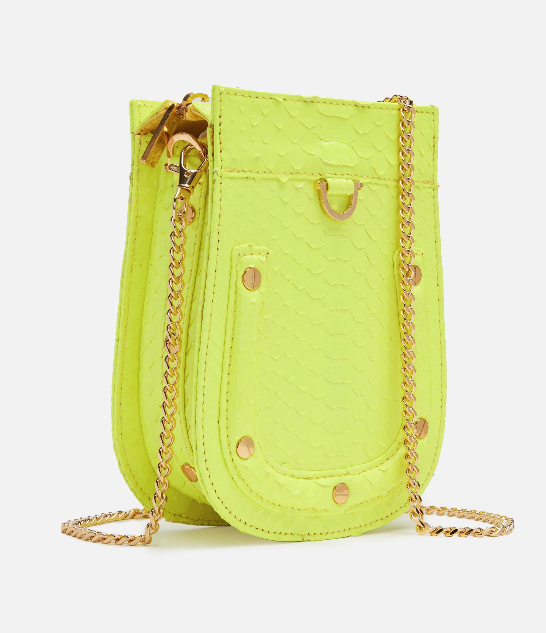 Yellow Neon Python / Gold