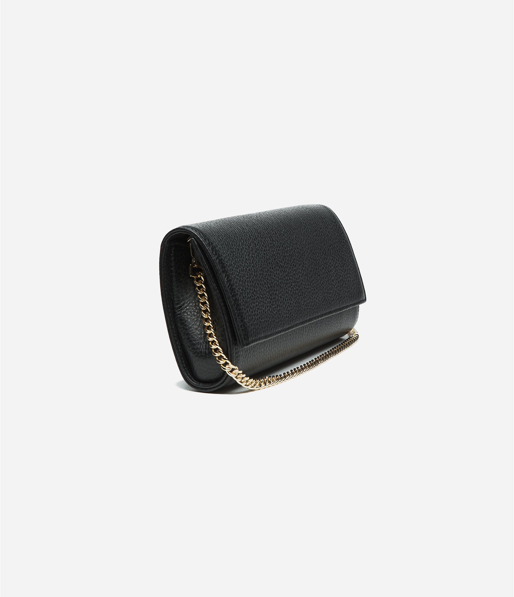 Black Leather / Gold