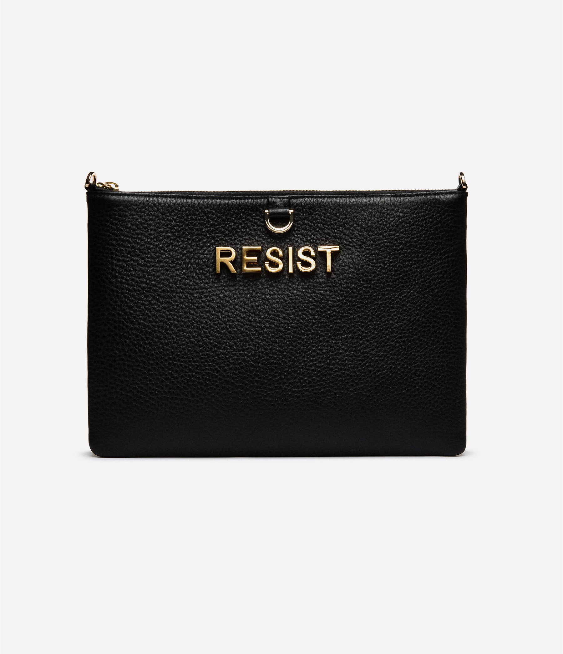 Black Leather / Gold