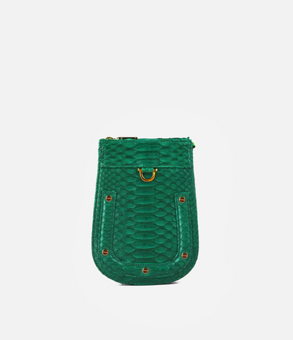 Kelly Green Python / Gold