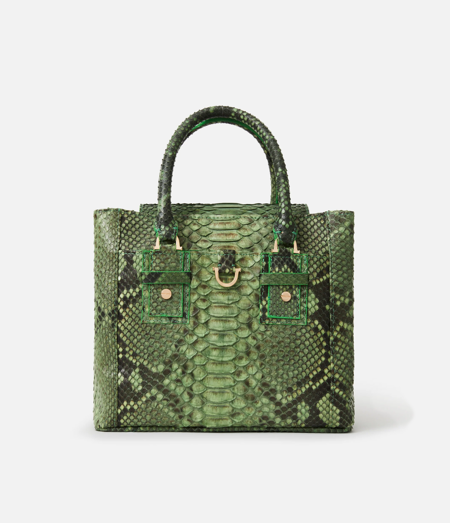 Hunter Green Python / Gold