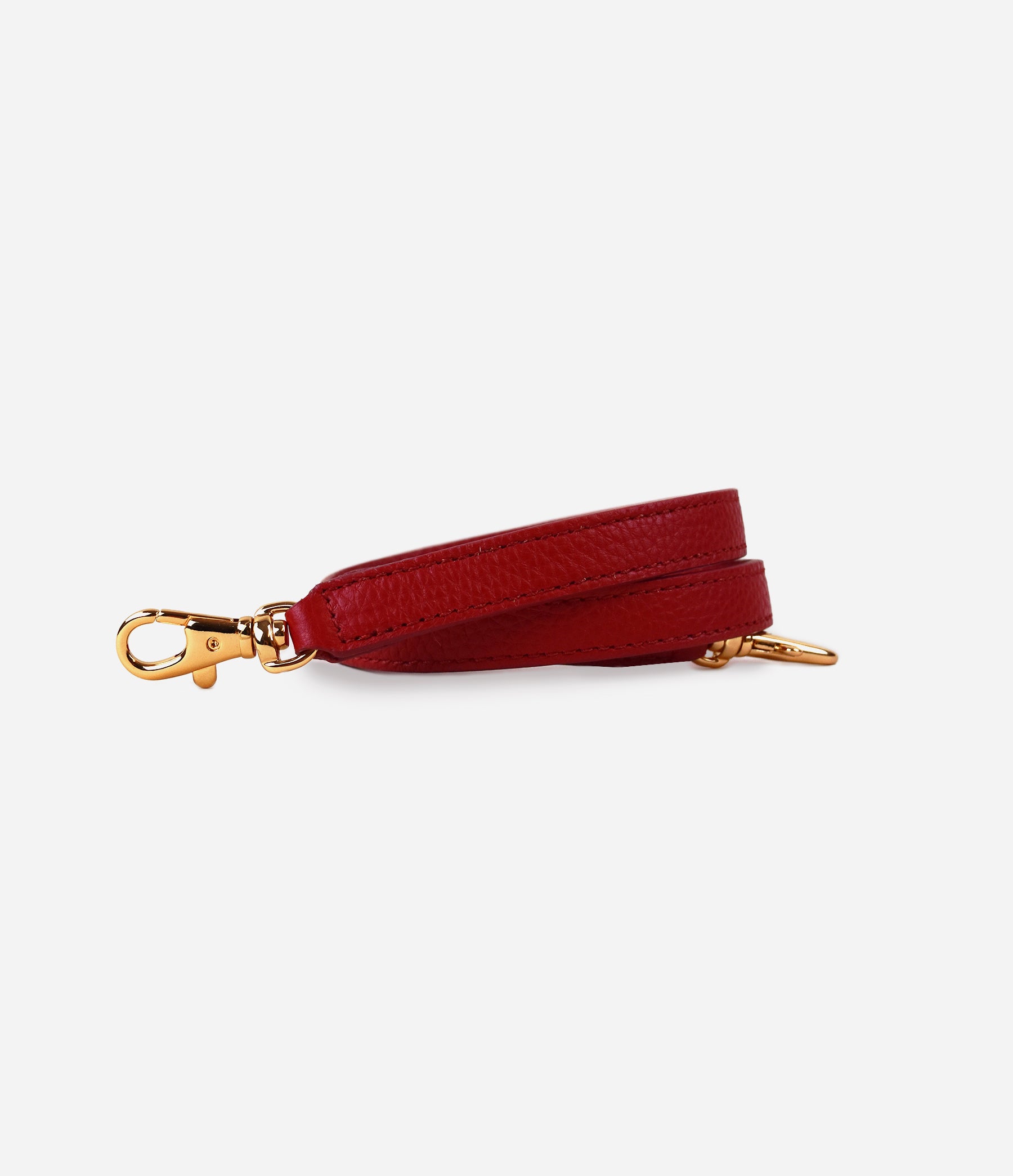 Dahlia Red Leather / Gold