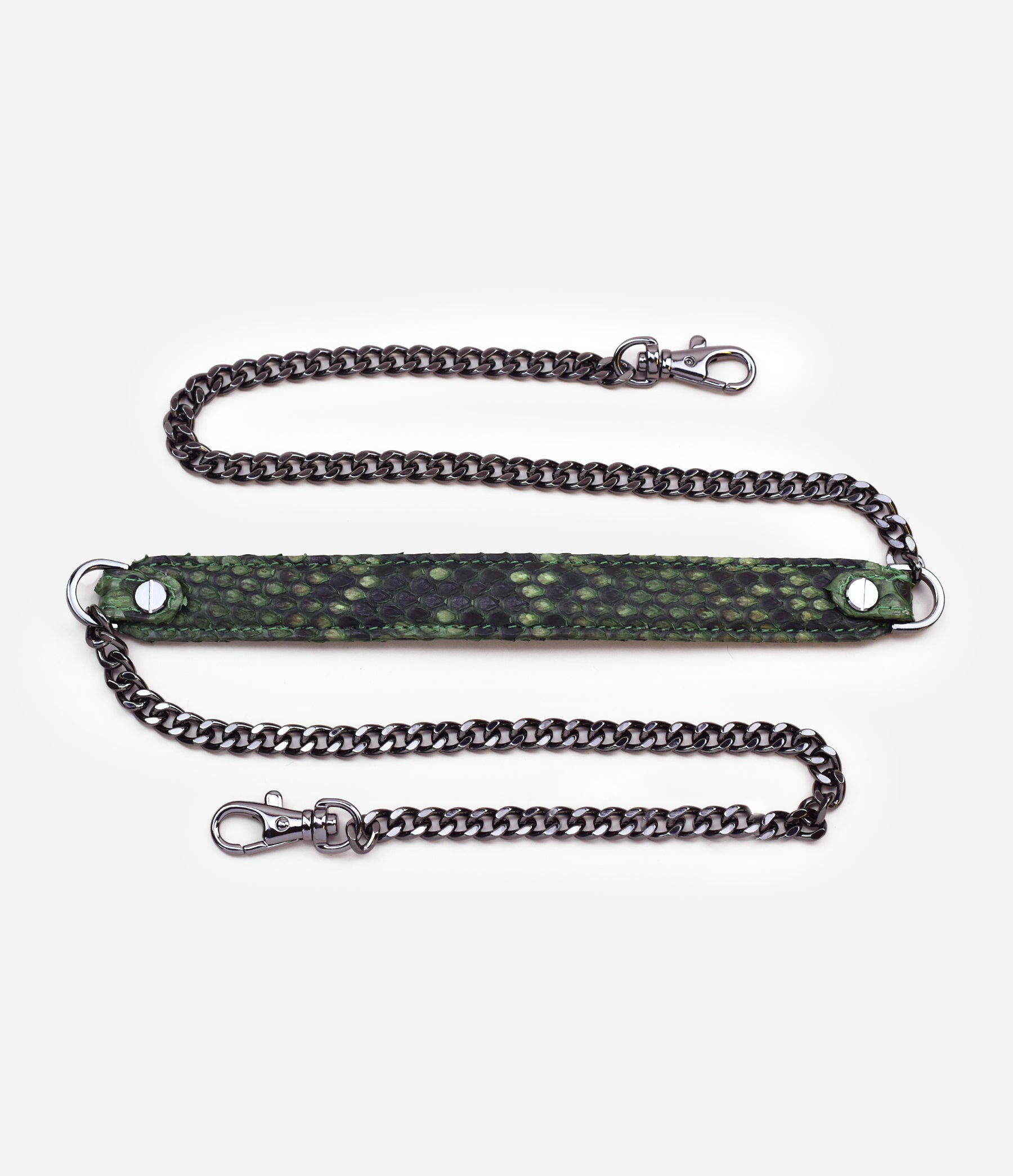 Juniper Green Python / Gunmetal