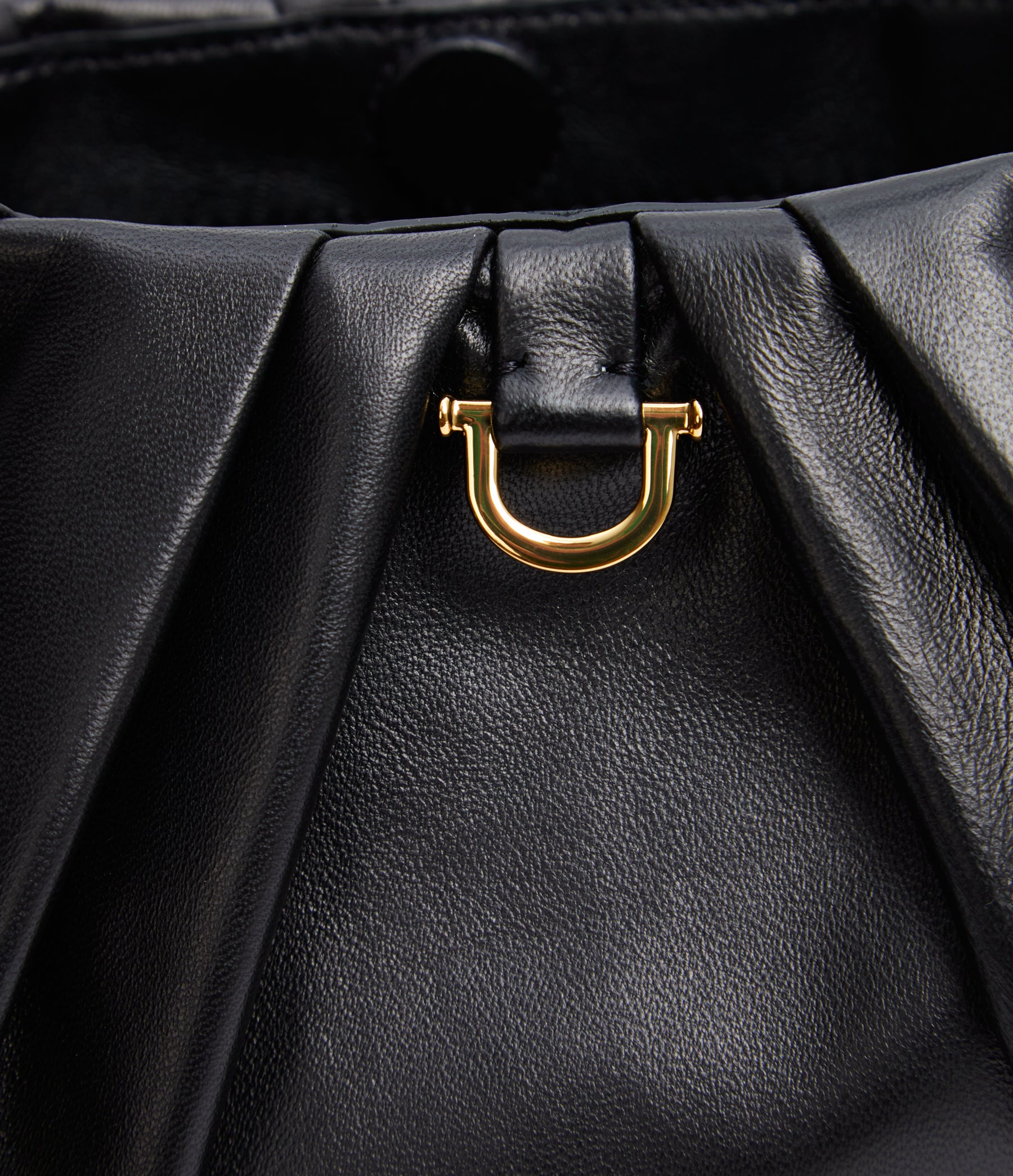 Black Leather / Gold