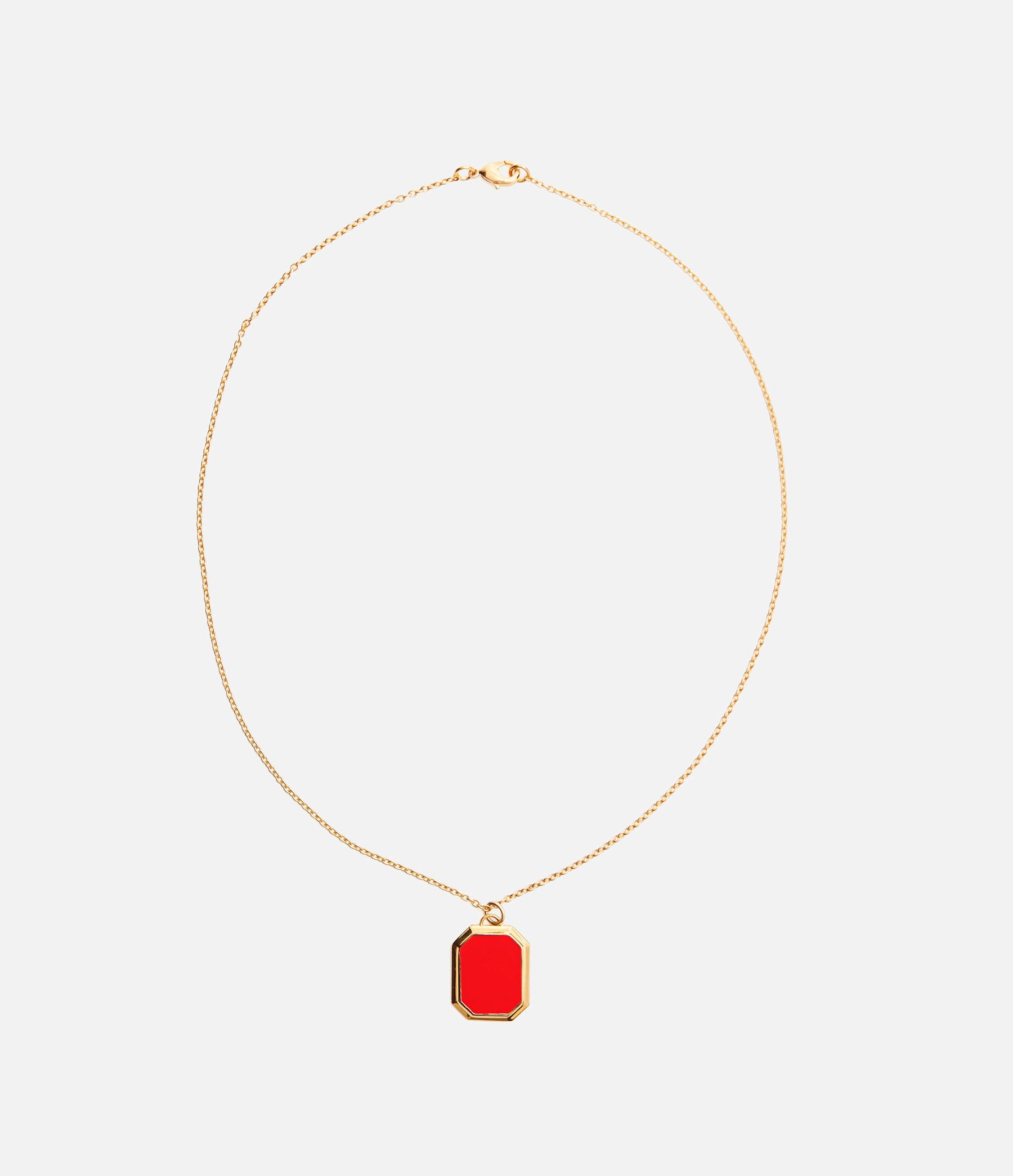 Red Enamel / Gold