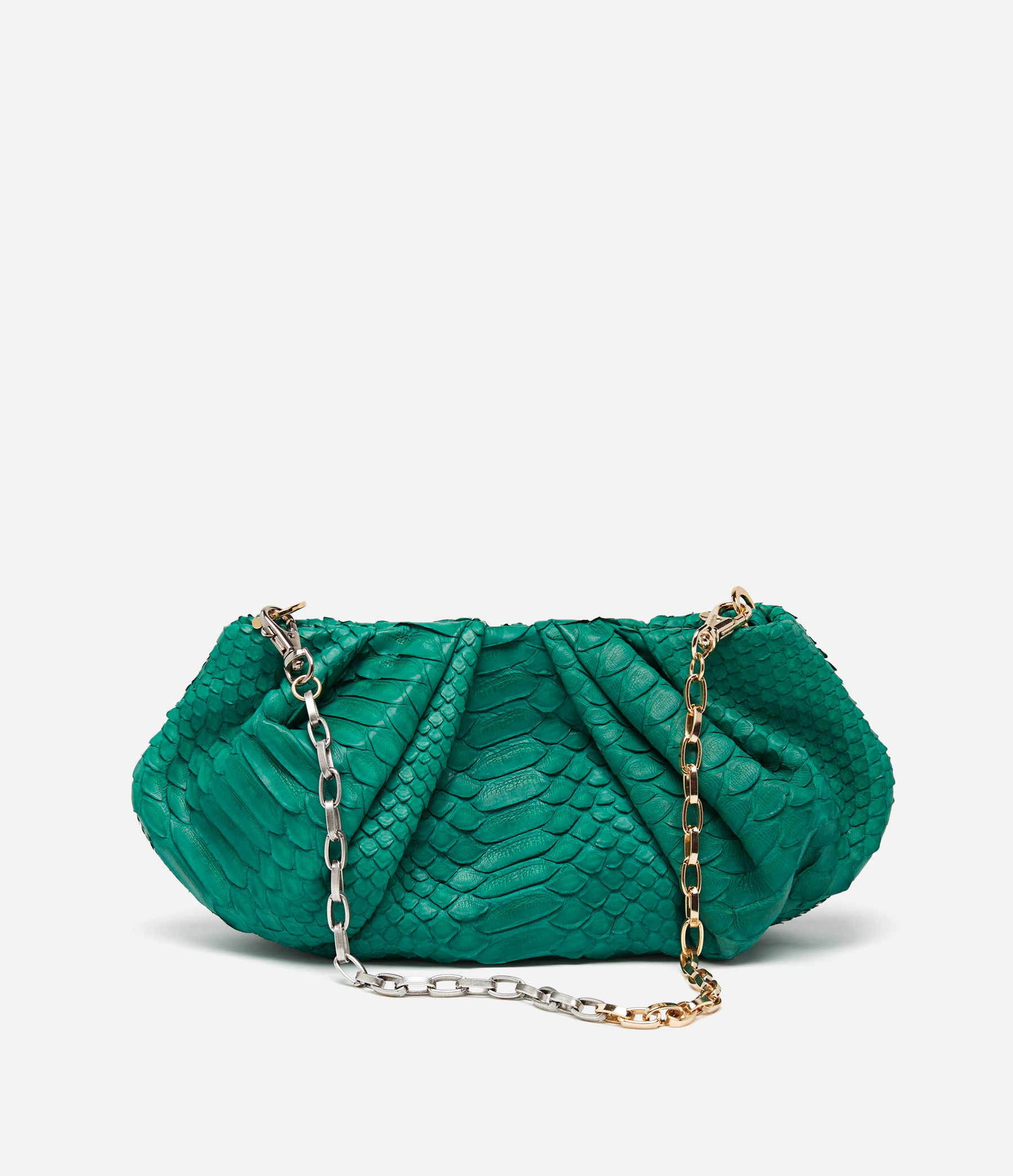 Kelly Green Python / Gold