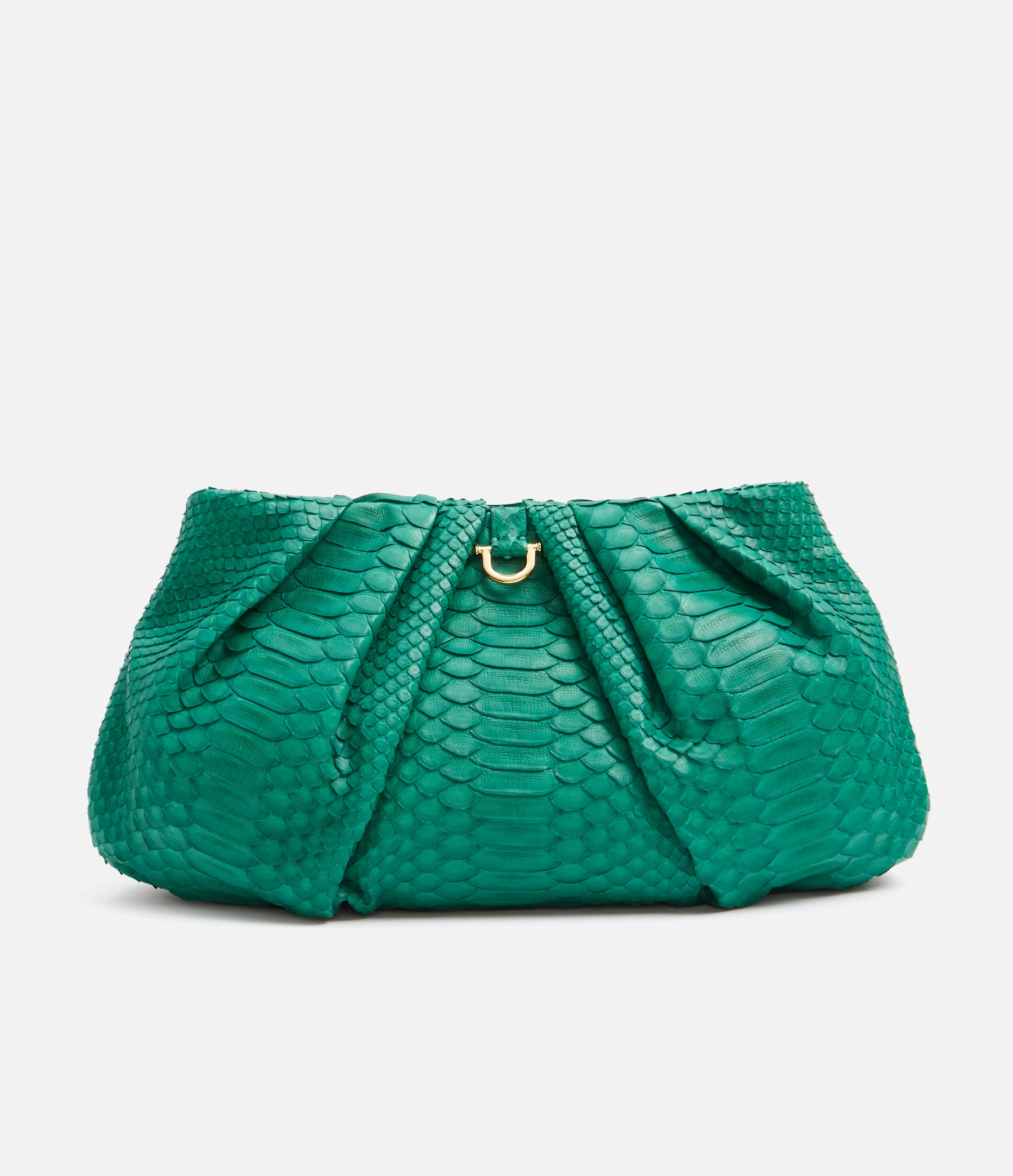 Kelly Green Python / Gold