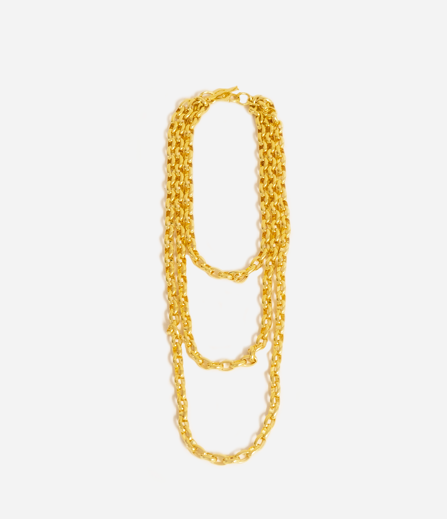 Triple Toggle Chain Necklace