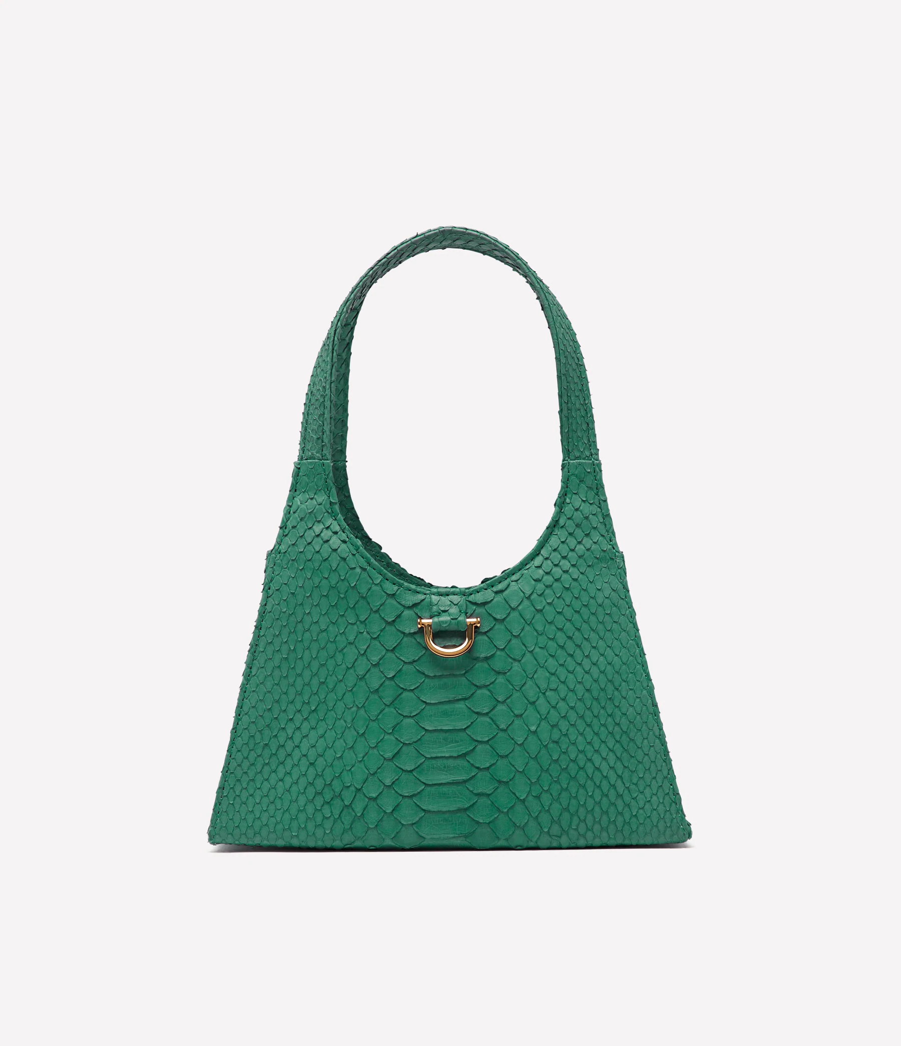Kelly Green Python / Gold