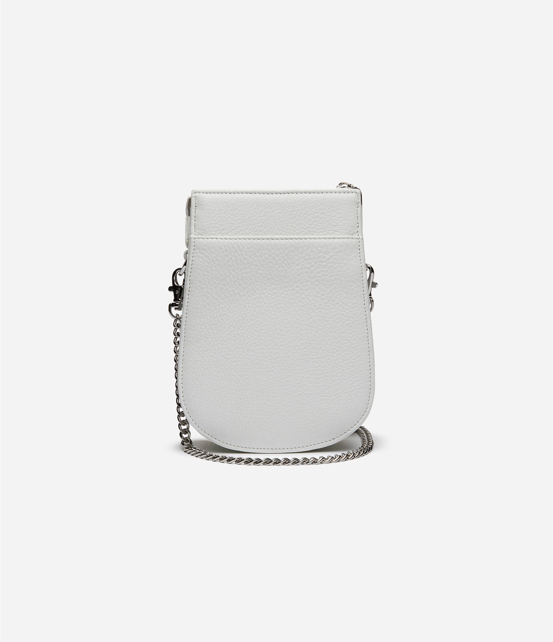 White Leather / Silver